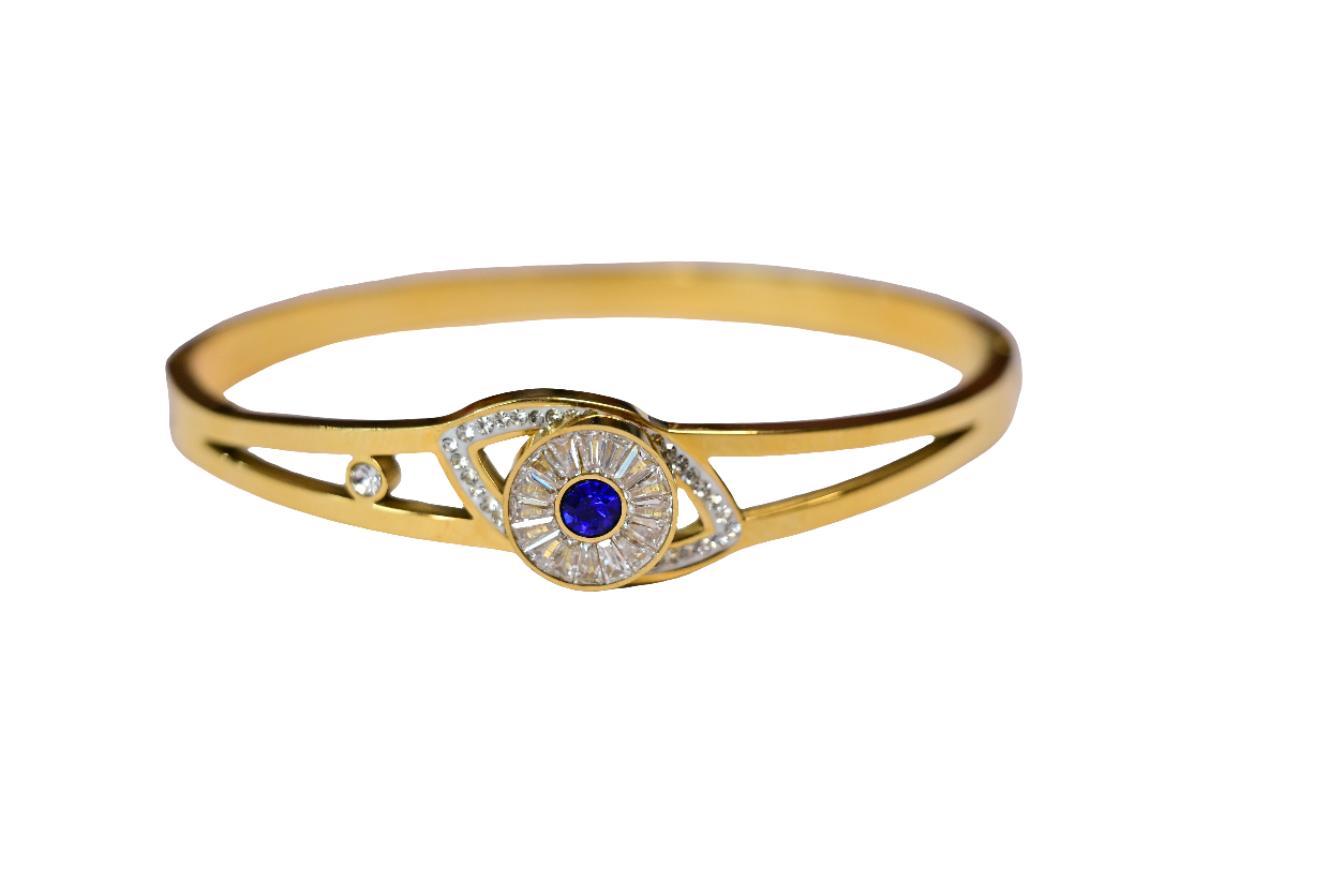Evil Eye Gold-Plated Bracelet