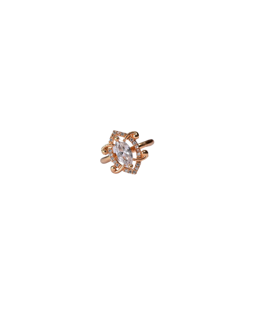 Royal Marquise Rose Gold Ring